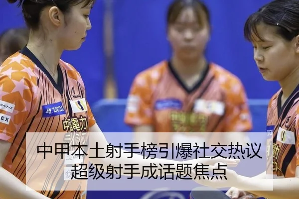 中甲本土射手榜引爆社交热议 超级射手成话题焦点